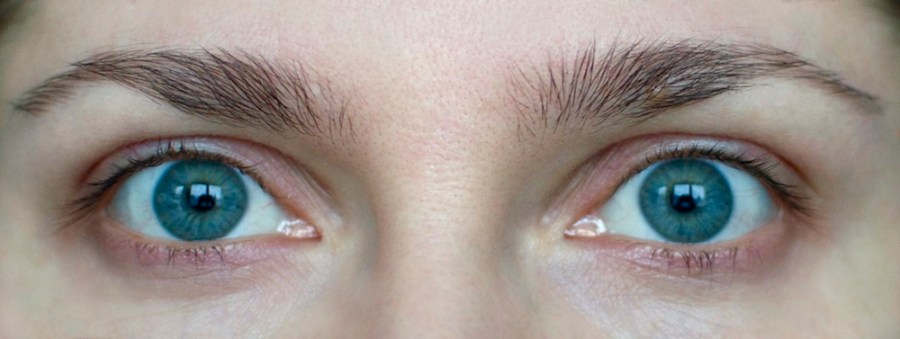 before applying mascara