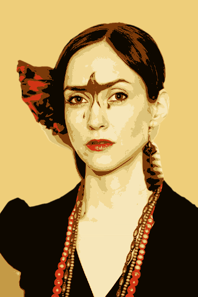 Frida Kahlo inspired vector